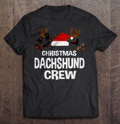 Christmas Dachshund Crew TShirt Gift