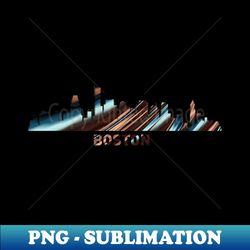 Boston Skyline 01 - Sublimation-Ready PNG File - Unleash Your Creativity