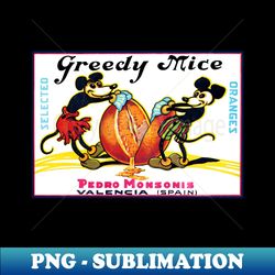 1930 Greedy Mice - Trendy Sublimation Digital Download - Perfect for Creative Projects