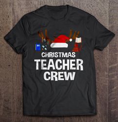 Christmas Teacher Crew Tee Shirt