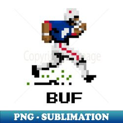 16-Bit Football - Buffalo - Aesthetic Sublimation Digital File - Vibrant and Eye-Catching Typography