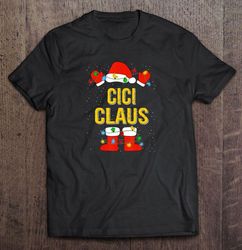 Cici Claus Santa Claus Christmas Lights T-shirt