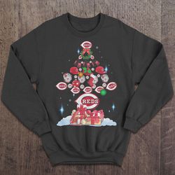 Cincinnati Reds Christmas Tree – Christmas Sweater T-shirt