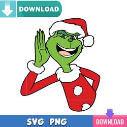 Listening Grinch SVG Best Files for Cricut Svgtrending