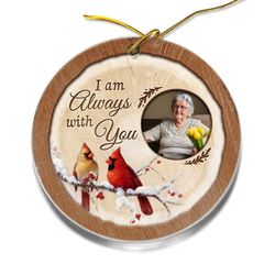 Personalized Acrylic Memorial Grandma Ornament Christmas Gift