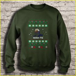 Dad 76 Overwatch Ugly Christmas Sweater TShirt