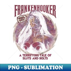 Frankenhooker Horror Vintage - PNG Transparent Digital Download File for Sublimation - Unleash Your Creativity