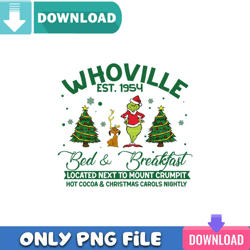 Whoville Bed And Breakfast PNG Perfect Sublimation Design Download