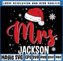 Personalized Name Mrs Couples Christmas Png, Mr and Mrs Couple Png, Matching Couple Christmas Outfit Png, Wife & Husband