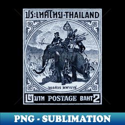 1955 Thailand War Elephant - Unique Sublimation PNG Download - Vibrant and Eye-Catching Typography