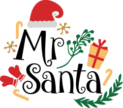 Mr Santa Svg, Christmas Svg, Merry christmas Svg, Christmas cookies svg, christmas tree svg, Digital download