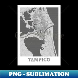Tampico Pencil Map Print Tampico City Pencil Street Map - PNG Transparent Digital Download File for Sublimation - Perfect for Creative Projects