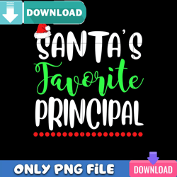 Santa Favorite Principal PNG Perfect Sublimation Design Download