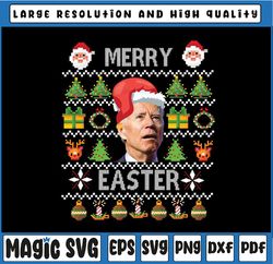 Funny Joe Biden Happy Easter Ugly Christmas Png, Ugly Christmas Png, Funny Joe Biden Christmas Png, Christmas Png, Digit