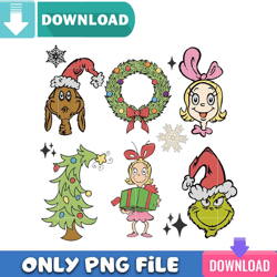 Grinch Sticker PNG Perfect Sublimation Design Download