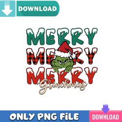 Happy Grinchmas PNG Perfect Sublimation Design Download