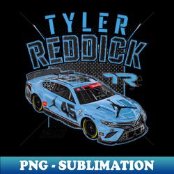 Tyler Reddick Jumpman Car Tri-Blend - Modern Sublimation PNG File - Add a Festive Touch to Every Day