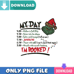 Christmas Grinch Day PNG Perfect Sublimation Design Download