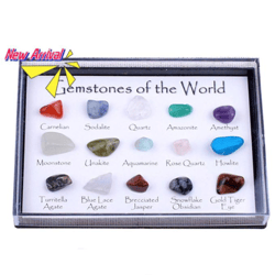 15 Piece Eco-friendly Mineral Stones Irregular Shape Stone Mixed Mineral Rocks Decor for Home
