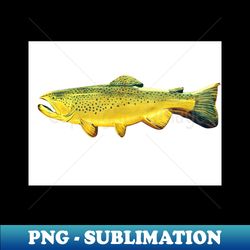 Brown trout fish - PNG Transparent Sublimation File - Unleash Your Inner Rebellion
