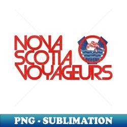 Defunct Nova Scotia Voyageurs Hockey Team - Signature Sublimation PNG File - Unleash Your Creativity