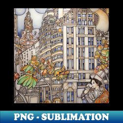 New York City - Vintage Sublimation PNG Download - Stunning Sublimation Graphics