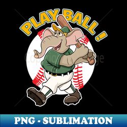 Play Ball Athletics Baseball Mascot Stomper - Digital Sublimation Download File - Create with Confidence