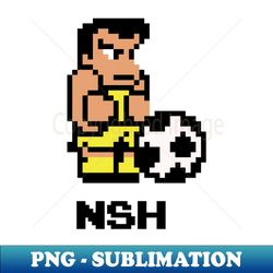 8-Bit Soccer - Nashville - Unique Sublimation PNG Download - Bring Your Designs to Life