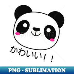 Panda kawaii - Creative Sublimation PNG Download - Unleash Your Creativity