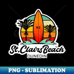 St Clairs Beach Dunedin New Zealand - Artistic Sublimation Digital File - Unlock Vibrant Sublimation Designs