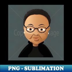 bell hooks - instant png sublimation download - spice up your sublimation projects