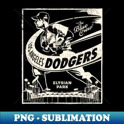 Vintage Dodger Batter by Buck Tee - High-Quality PNG Sublimation Download - Perfect for Sublimation Art