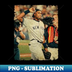 Bernie Williams in New York Yankees - Instant PNG Sublimation Download - Fashionable and Fearless