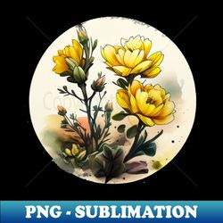 Yellow Flower - Creative Sublimation PNG Download - Stunning Sublimation Graphics