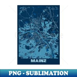 Mainz - Germany Peace City Map - Decorative Sublimation PNG File - Boost Your Success with this Inspirational PNG Download