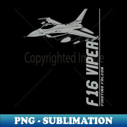 F-16 Viper Fighting Falcon Jet Fighters - Creative Sublimation PNG Download - Capture Imagination with Every Detail
