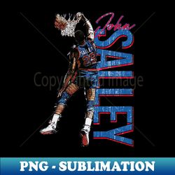 John Salley Detroit Slam - High-Resolution PNG Sublimation File - Instantly Transform Your Sublimation Projects