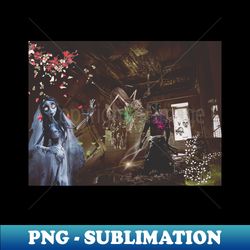SAMURAI GHOST BRIDE - Elegant Sublimation PNG Download - Spice Up Your Sublimation Projects