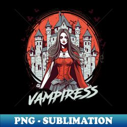 Vampiress - Special Edition Sublimation PNG File - Capture Imagination with Every Detail