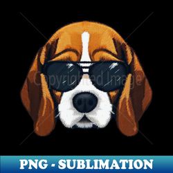 Dog Beagle cool - Decorative Sublimation PNG File - Spice Up Your Sublimation Projects