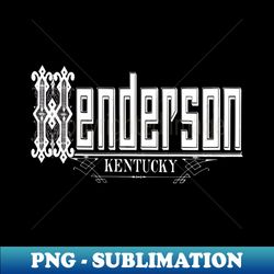 Vintage Henderson KY - Artistic Sublimation Digital File - Bold & Eye-catching