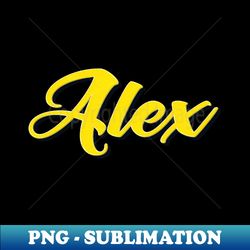 Alex - Instant PNG Sublimation Download - Perfect for Creative Projects