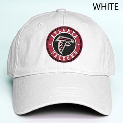NFL Atlanta Falcons Embroidered Distressed Hat, NFL Falcons Logo Embroidered Hat, NFLFootball Team Vintage Hat