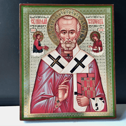 Saint Nicholas Russian Orthodox icon | St Nicholas of Myra | St Nickolas the Patron Saint of Fisherman and seaman
