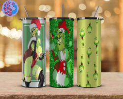 Christmas Tumbler Png,Grinch Png ,Merry Christmas Png,Merry Christmas Svg, Santa Grinch 49