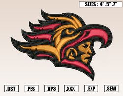 San Diego State Aztecs Mascot Embroidery Designs, NCAA Embroidery Design File Instant Download