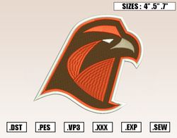 Bowling Green Falcons Mascot Embroidery Designs, NCAA Embroidery Design File Instant Download
