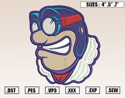 Dayton Flyers Mascot Embroidery Designs, NCAA Embroidery Design File Instant Download