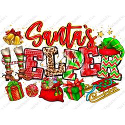 santa's helper png sublimation design, christmas png, santa's elf png, merry christmas png, elf png, santa, santas helpe