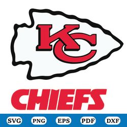 KC Chiefs NFL Team SVG Files, KC Logo Svg, Chiefs Svg, KC Arrow Svg, Sport Svg, Sport Lover Svg, NFL Player Svg, Kansas